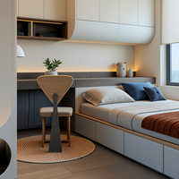 Armoires en bois massif de conception européenne personnalisée, meubles de haute qualité pour la maison et l'hôtellerie, service OEM disponible