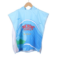 Serviette de plage à capuche pour enfants en microfibre de daim à séchage rapide, poncho de surf, cape pour enfants, vente chaude