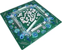 Tapis de Mahjong imprimé américain antidérapant, insonorisant, pour jeux de société et dominos