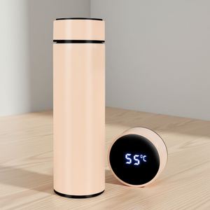 Bouteille d'eau électrique portable moderne en acier inoxydable à double paroi, tendance, avec logo - Product Image 1