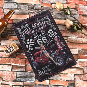 <span class=keywords><strong>Plaque</strong></span> murale en métal personnalisée tendance 2026, imprimée UV, style rustique ferme, pour <span class=keywords><strong>cuisine</strong></span>, garage, bar - Product Image 4