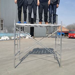 Échafaudages d'occasion à vendre, échafaudages en H pour bâtiments de grande hauteur, matériel d'échafaudage pour la construction - Product Image 2
