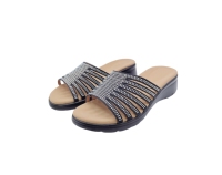 Sandales plates de style designer à la mode pour femmes 100% fabriquées en Chine nouvelles compensées populaires au prix de gros