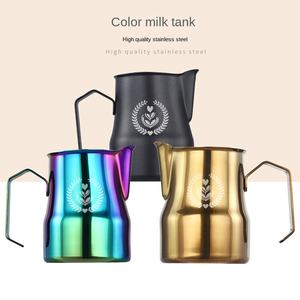 Design moderno italiano 304 acciaio inossidabile eco-friendly caffè Latte tazza Fanie Latte Bubble Pot utensile pancia - Product Image 2