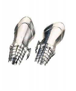 Durable Unwrinkled Steel Gauntlets with Detailed Surface Design Handmade Knight Armor <b>Gloves</b> Wearable Historical Style - Product Image 1