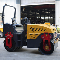 Rouleau compresseur vibrant à double tambour, alimentation directe usine, moteur diesel Changchai, pompe haute efficacité