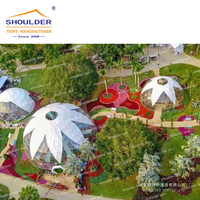 Prix d'usine Tente de maison à dôme géodésique transparente de 3 à 30m pour Igloo de jardin extérieur