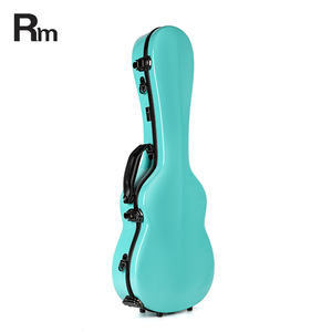 حقيبة غيتار صلبة محمولة للبيع بالجملة من المصنع ، حقيبة كمان مصنوعة من الألياف الزجاجية متعددة الألوان لحقائب وحقائب آلات القيثارة - Product Image 2