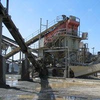 Ligne de production de concassage de béton et de granit, ligne de production d'agrégats de carrière, production de gravier, concasseur de pierre, installation de concassage