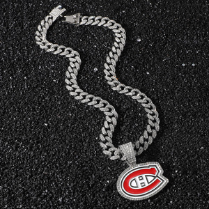 Collar con Colgante de Logotipo de Equipo con Diseño Innovador, Estilo Hiphop, para Hombre, Joyería de Moda, Venta al Por Mayor - Product Image 2