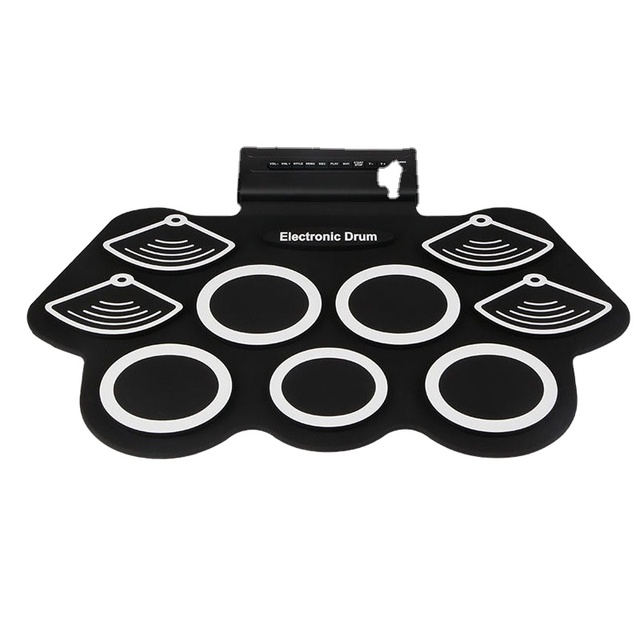 Drum Set USB Electronic Drum Percussion Instruments New Thickened Silicone Hand Roll Drum Kit
