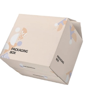 กล่องกระดาษคราฟท์กระดาษกล่องกระดาษลูกฟูกแบบสั่งทำพับได้ - Product Image 3