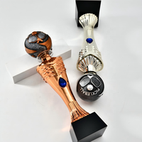 Trophée de pickleball personnalisé en résine polie, écologique, avec logo gravé, souvenir sportif