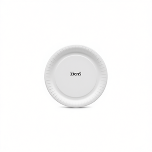 Disposable Paper Plates 23 Cm 2 Pcs Eco Friendly Recyclable For Parties - Product Image 1