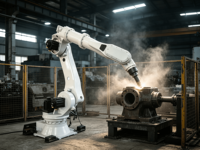 Bras de robot industriel 6 axes, capacité de 180 kg, portée de 3,2 m, robot robuste, CE ISO OEM personnalisé pour le chargement et le déchargement