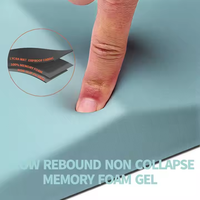 Vente en gros de tapis de souris de jeu ergonomique en mousse à mémoire de forme imprimé en 3D avec repose-poignet soulage la fatigue du poignet
