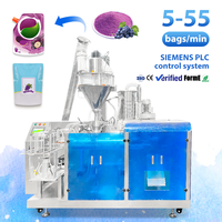Voorgevormde ziplock-zakjes vul- en verzegelmachine voor fruitpoeder en koffiepoeder