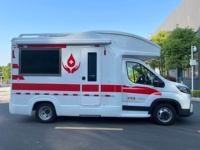 Véhicule mobile de don de sang Maxus V90, bus diesel pour donneurs de sang avec réfrigérateur de banque de sang, camion de collecte médicale pour clinique