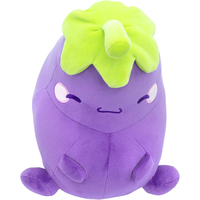 Coussin en peluche aubergine violette en gros, jouet en forme de légume à câliner pour enfants, compagnon de sommeil