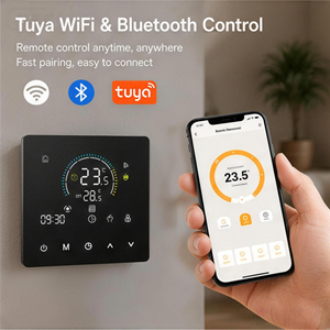 แอป Smart Life ควบคุมอุณหภูมิผ่าน WiFi ป้องกันน้ำแข็งเกาะในพื้น FCU เครื่องปรับอากาศ ควบคุมผ่านโทรศัพท์ ผลิตจากโรงงาน รองรับ Smar - Product Image 6