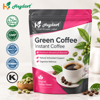 Poudre de café vert 150g Végétalien pour le soutien digestif, la combustion des graisses et le métabolisme pour adultes OEM ODM HALAL