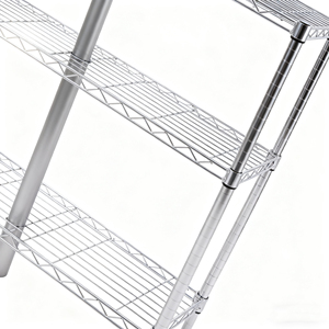 Scaffale Metallico per Stoccaggio, Robusto Scaffale a Filo, Ripiano per Coltivazione Funghi, Scaffale per Piante, per Ufficio e Magazzino - Product Image 6