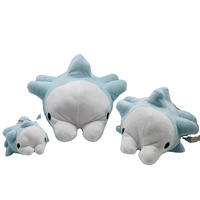 Nouvelle Peluche Pacha Monstres de Poche : Cartoon Océan, Ver Mangeur de Neige, Urchin Marin, Poing d'Urchin Marin, Concombre de Mer