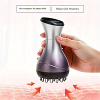 Masseur Gua Sha Électrique Stimulant les Méridiens avec Fonction Musicale, Alimenté par USB, pour Débloquer les Blocages Corporels à Domicile