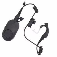Pour talkie-walkie/microphone portable léger NNTN8189 de 12 pouces pour radio, avec casque Lavalier professionnel 5.2 noir