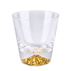 Verre en cristal sans plomb gravé à la main de bonne qualité Verre à whisky Verre à vin sans pied - Product Image 6