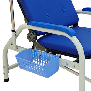 Hastane hastaları için fabrika toptan paslanmaz çelik infüzyon sandalye IV kutup ile katlanabilir tıbbi Recliner - Product Image 5