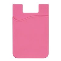 Porte-cartes arrière pour téléphone portable en silicone unisexe, pochette élastique pour téléphone portable, autocollant adhésif, accessoire personnalisé