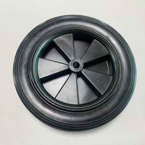 Nueva Rueda de Goma Sólida Temple de 8 Pulgadas 8X1.75R para Cortadoras de Césped, Ruedas Industriales Tipo Fijo - Product Image 2