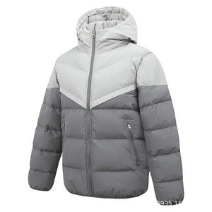 Chaqueta Bomber de Invierno para Hombre, Nueva, a la Moda, Resistente al Viento, Cómoda, Informal, Holgada, con Capucha Desmontable, Cierre Frontal OEM - Product Image 3