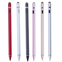 Stylet capacitif actif en métal universel pour écrans tactiles, compatible avec téléphones et tablettes, pour dessin et écriture manuscrite