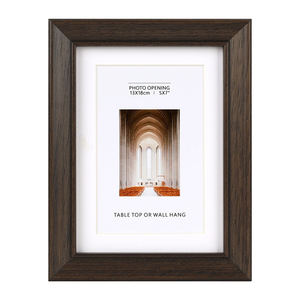 Cadre <span class=keywords><strong>photo</strong></span> classique peint à la main, en bois massif brun foncé, style nordique, qualité supérieure, vente en gros d'usine, élégant pour la décoration de table - Product Image 2