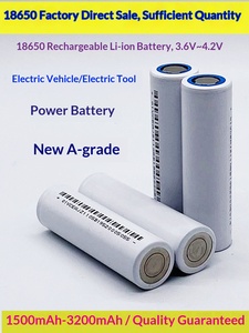 Batería Recargable de Iones de Litio 18650, 1300mAh, 1500mAh, 1800mAh, 2000mAh, 2600mAh, 3200mAh, 3.7V, 3.6V - Product Image 3