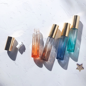 Envases de Perfume de Vidrio de Lujo con Bola Rodante, Botellas de Perfume Vacías de 4 ml con Bolas Rodantes de Acero Inoxidable - Product Image 4