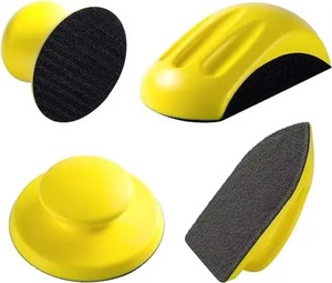 ชุดบล็อกขัดทรายแบบตะขอและห่วง 4 ชิ้น พร้อมแปรงทำความสะอาด 1 ชิ้น บล็อกขัดทรายทรงกลมขนาด 5 นิ้ว และบล็อกขัดทรายรูปเมาส์ - Product Image 1