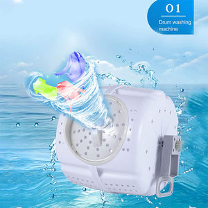 Machine <span class=keywords><strong>à</strong></span> laver manuelle lavage et déshydratation tout-en-un, <span class=keywords><strong>manivelle</strong></span> Portable, Mini <span class=keywords><strong>lave</strong></span>-<span class=keywords><strong>linge</strong></span> pour dortoir, maison, voyage - Product Image 6