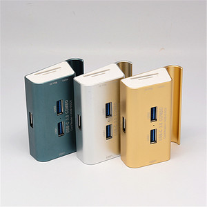 Usb <b>C</b> Multi Function Card Reader <b>Hub</b> Type <b>C</b> Usb 3.0 Aluminum Alloy Phone Stand With Sd Card Slot For Mobile Devices - Product Image 2