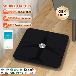 Pengukuran otomatis elektrik wifi analisis tubuh skala pintar digital pintar untuk berat badan dan lemak - Product Image 1