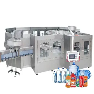 3 in 1 Bottle Water Filling Machine Automatic Semi-Auto Water Juice Soft Drink Production Line