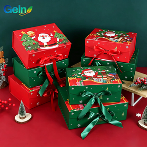 Caja de Regalo Magnética Cuadrada Personalizada al por Mayor, Disponible en Stock, de Cartón Rígido Reciclado de 2mm, con Acabado Mate y Cinta en Relieve - Product Image 3