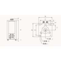 Transformateur automatique variable triphasé 1,97 KVA 380V Entrée Bobine toroïdale
