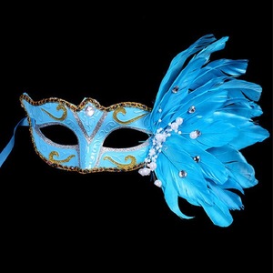 <span class=keywords><strong>Masque</strong></span> en dentelle de plumes d'Halloween-7.87x5.91 pouces, <span class=keywords><strong>masque</strong></span> vénitien peint à la <span class=keywords><strong>main</strong></span>, accessoire de costume de fête/théâtre pour femmes - Product Image 4