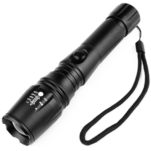 10W T6 XML de aluminio poderoso de largo alcance policía táctica G700 Zoom LED USB <span class=keywords><strong>linterna</strong></span> recargable - Product Image 1