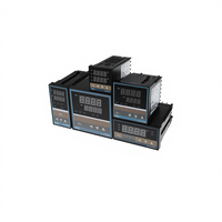 REX-C100 Plastik OEM Digital PID Pengontrol Suhu Thermostat Modul SSR Tipe-K Multi-Input (K/E/J/PT100/CU50) Tujuh-Segmen