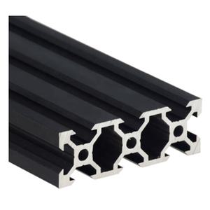 ملف الألومنيوم الصناعي بفتحة V من الألومنيوم الأسود/الفضي بالألمنيوم 20x40 - Product Image 3