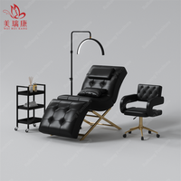 Nouveau modèle S : Lit de beauté ergonomique, chaise longue, lit de tatouage, avec tête réglable
